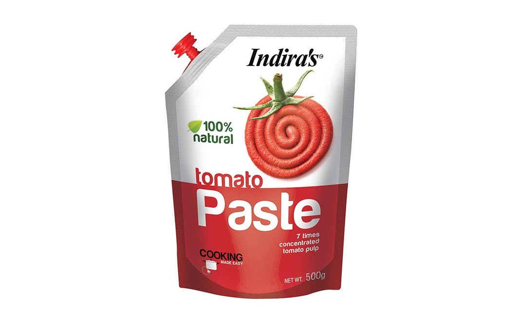 Indira's Tomato Paste    Pack  500 grams